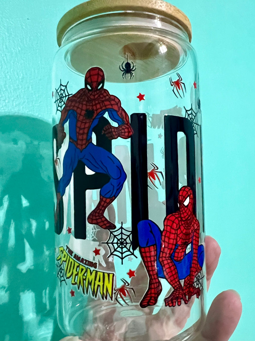 Spidey Glass Can