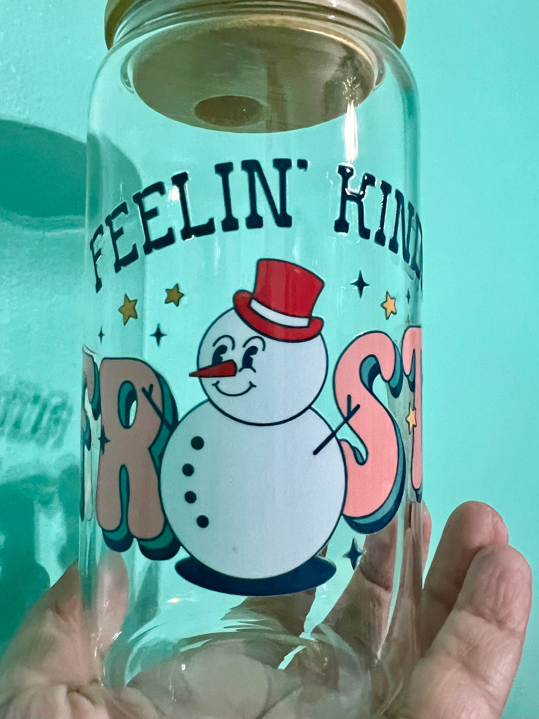 Feelin’ Kinda Frosty Glass Can