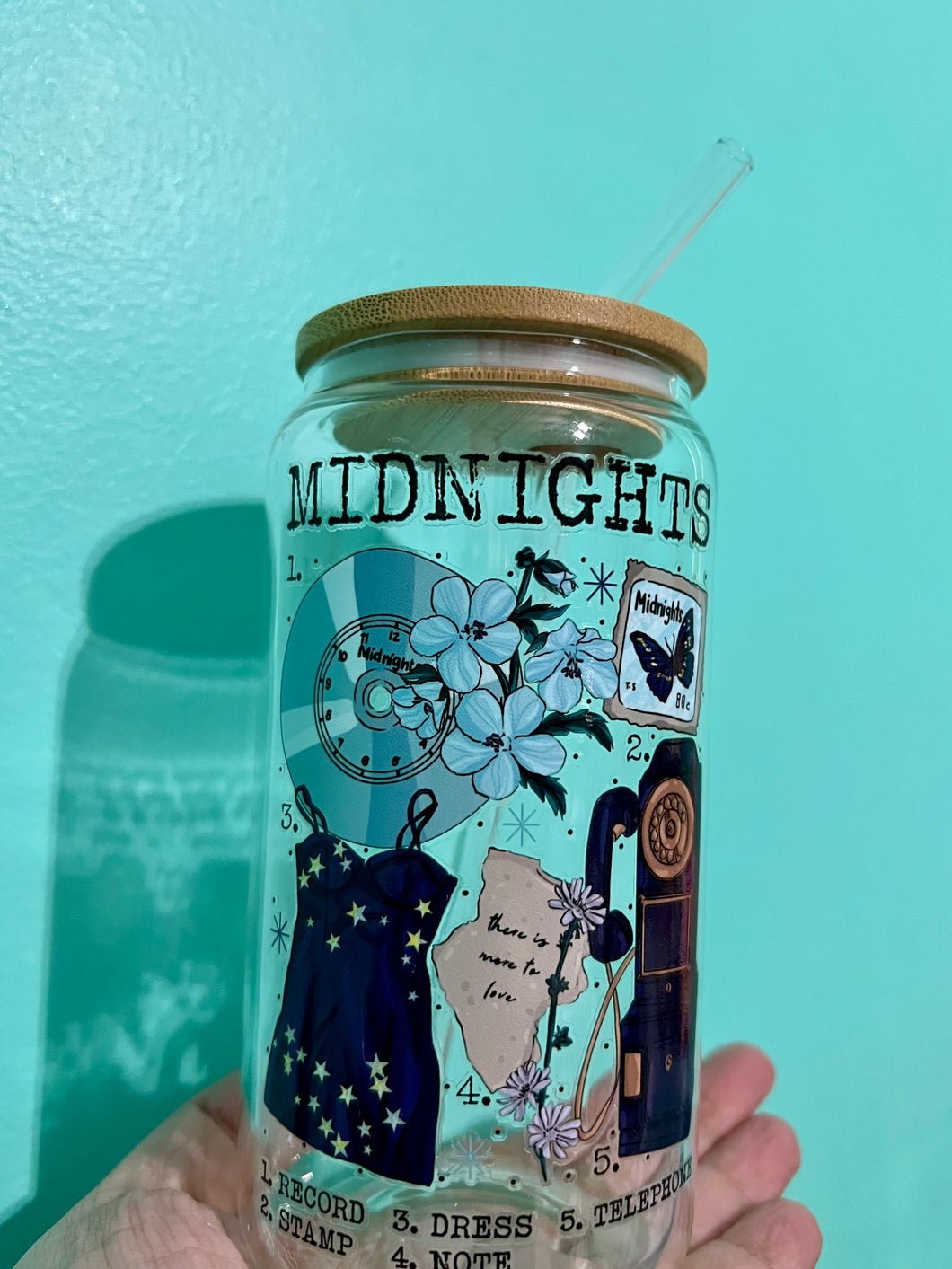 Midnight Swiftie Glass Can