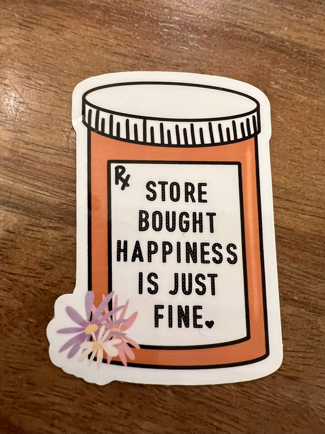 Store Bought Happiness Sticker