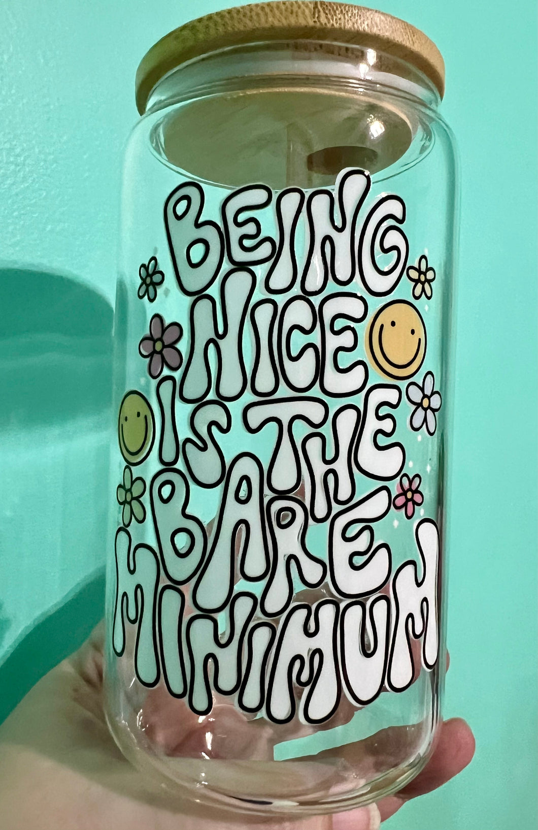 Being Kind Glass Can