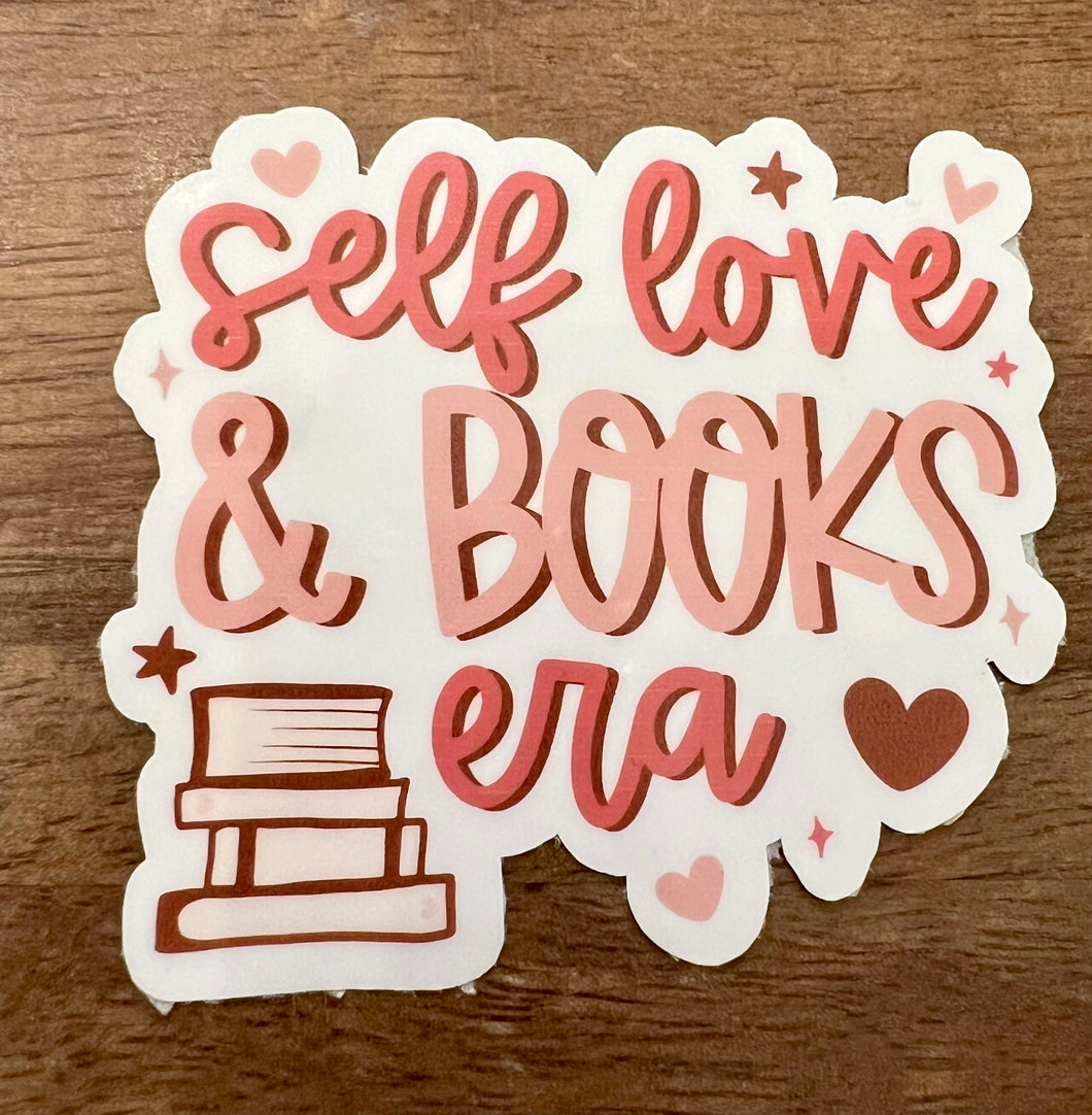 Self-Love & Books Era Sticker