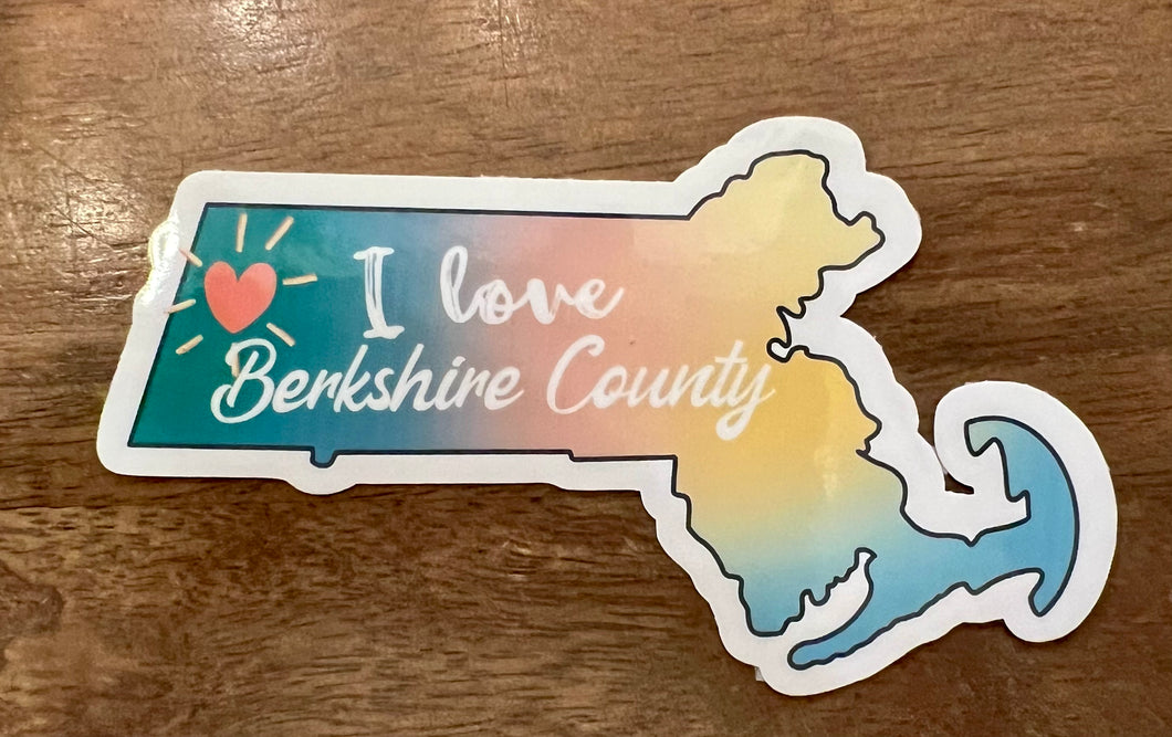 I love Berkshire County Sticker