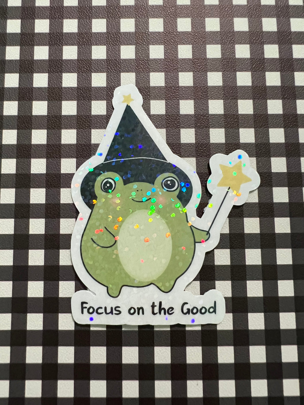 Focus Frog Sticker