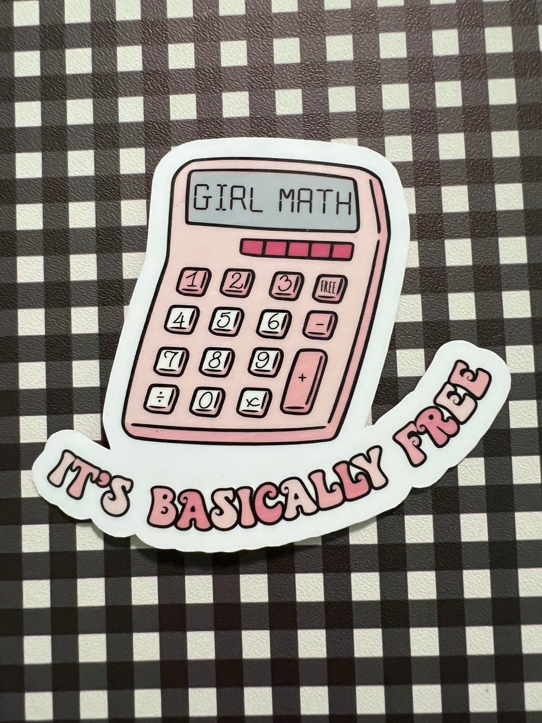 Girl Math Sticker