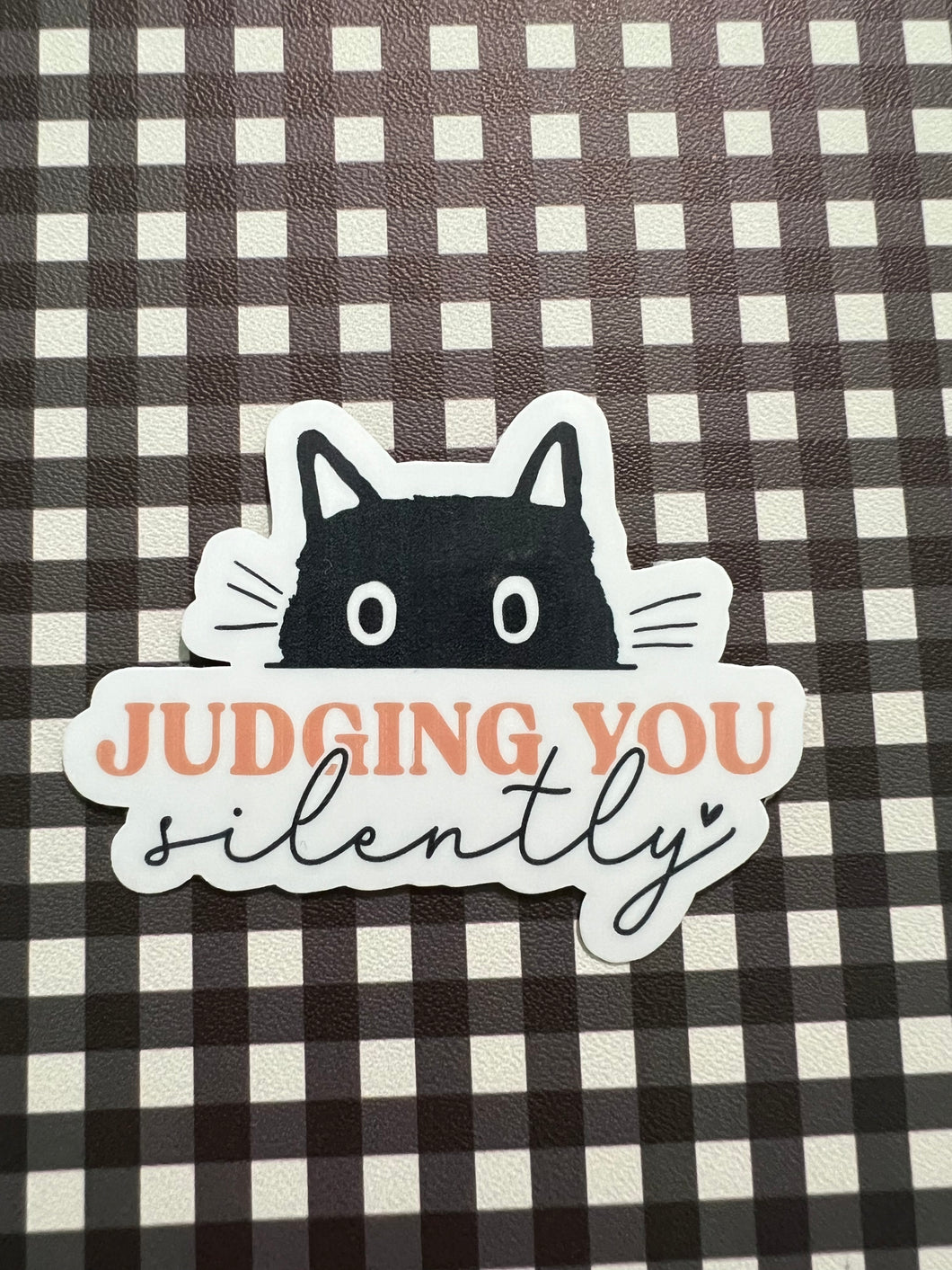 Judging Cat Sticker