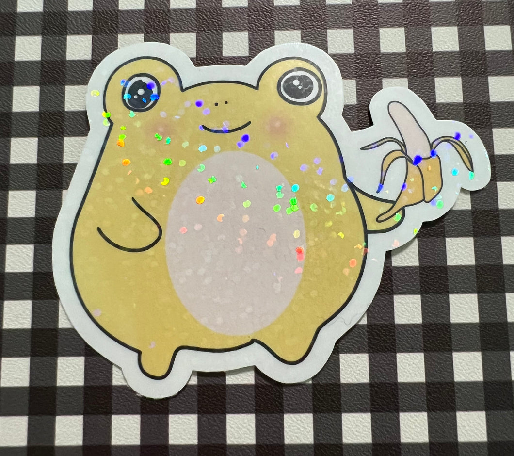 Banana Frog Sticker