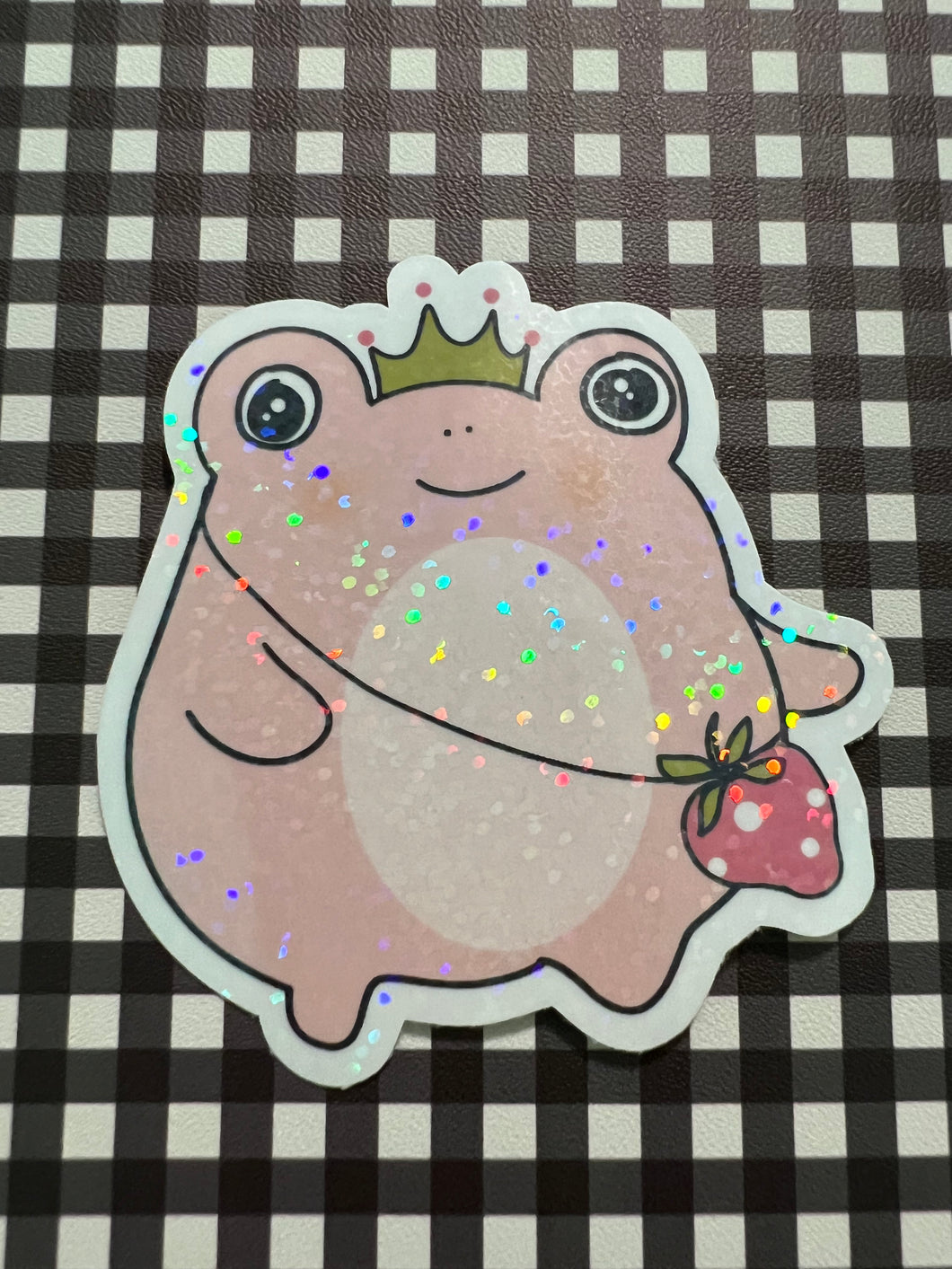 Strawberry Frog Sticker