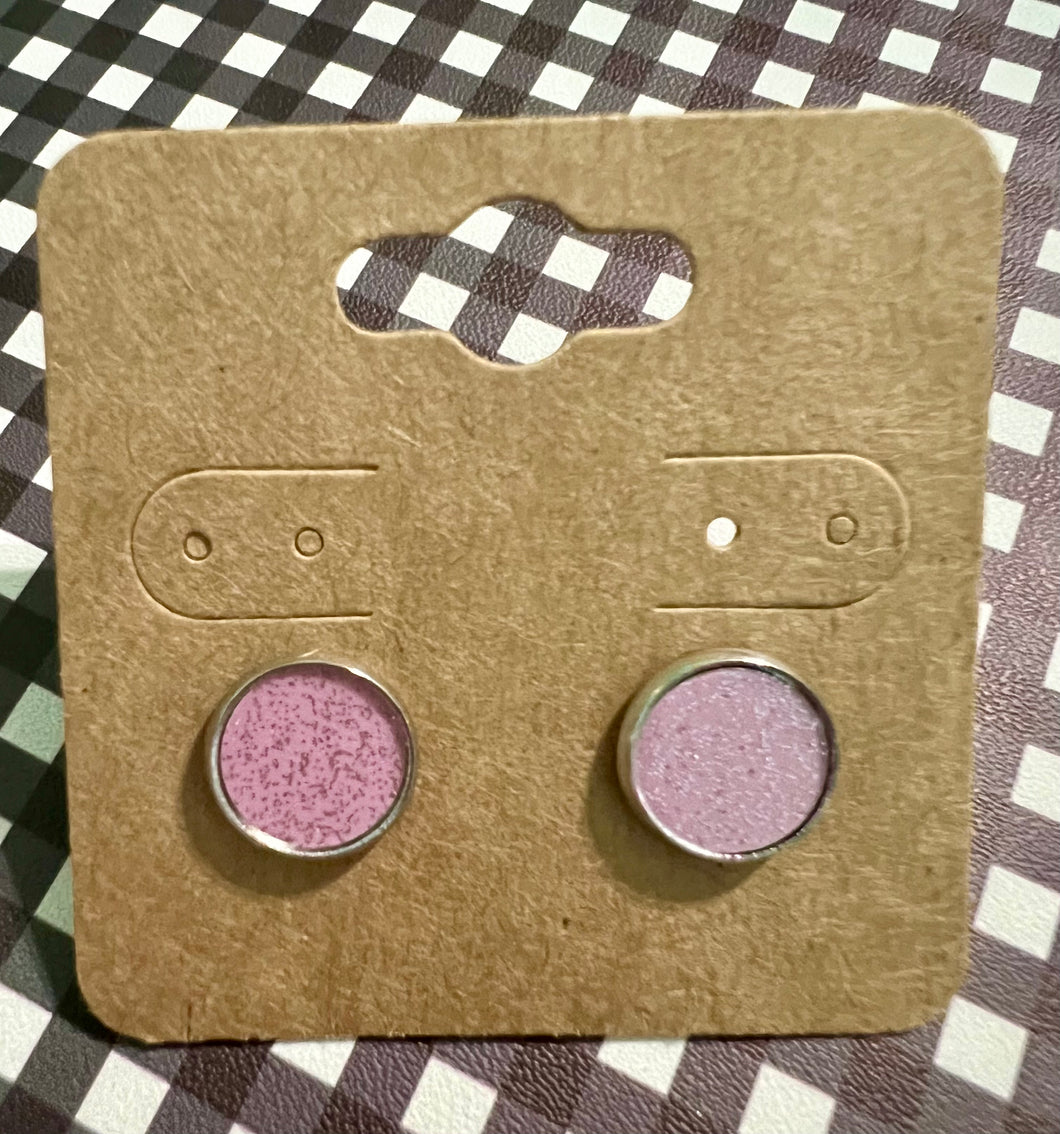 Pink Shine Stud Earrings