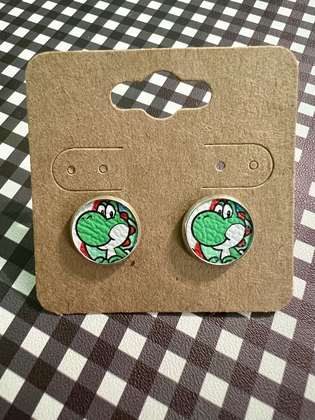 Yo-Yo-Yoshi Stud Earrings