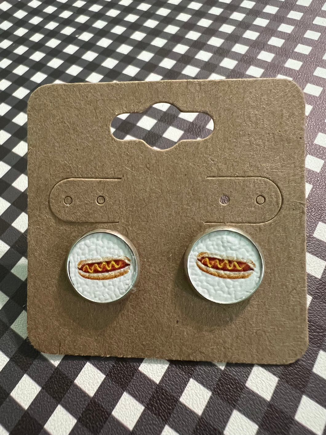 Hot Dog Stud Earrings