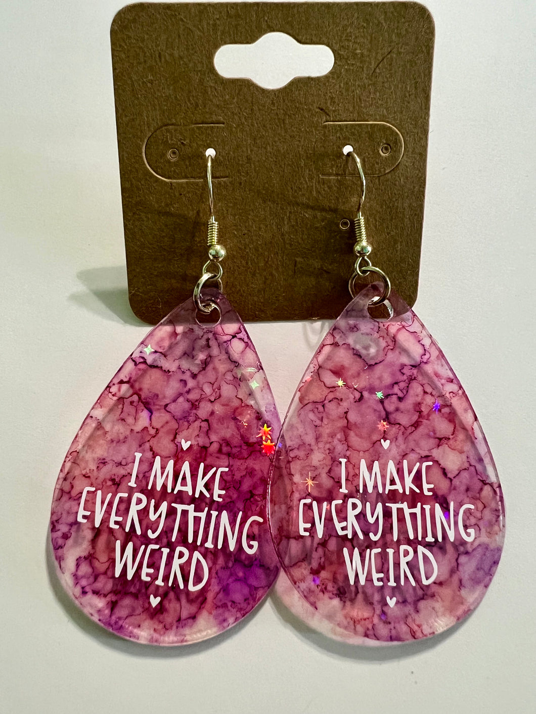 Make it Weird Acrylic Earrings