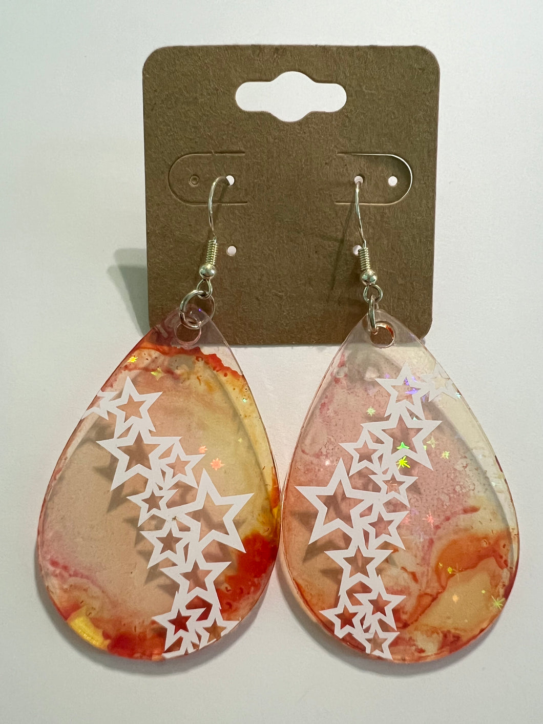 Shooting Stars Acrylic Earrings