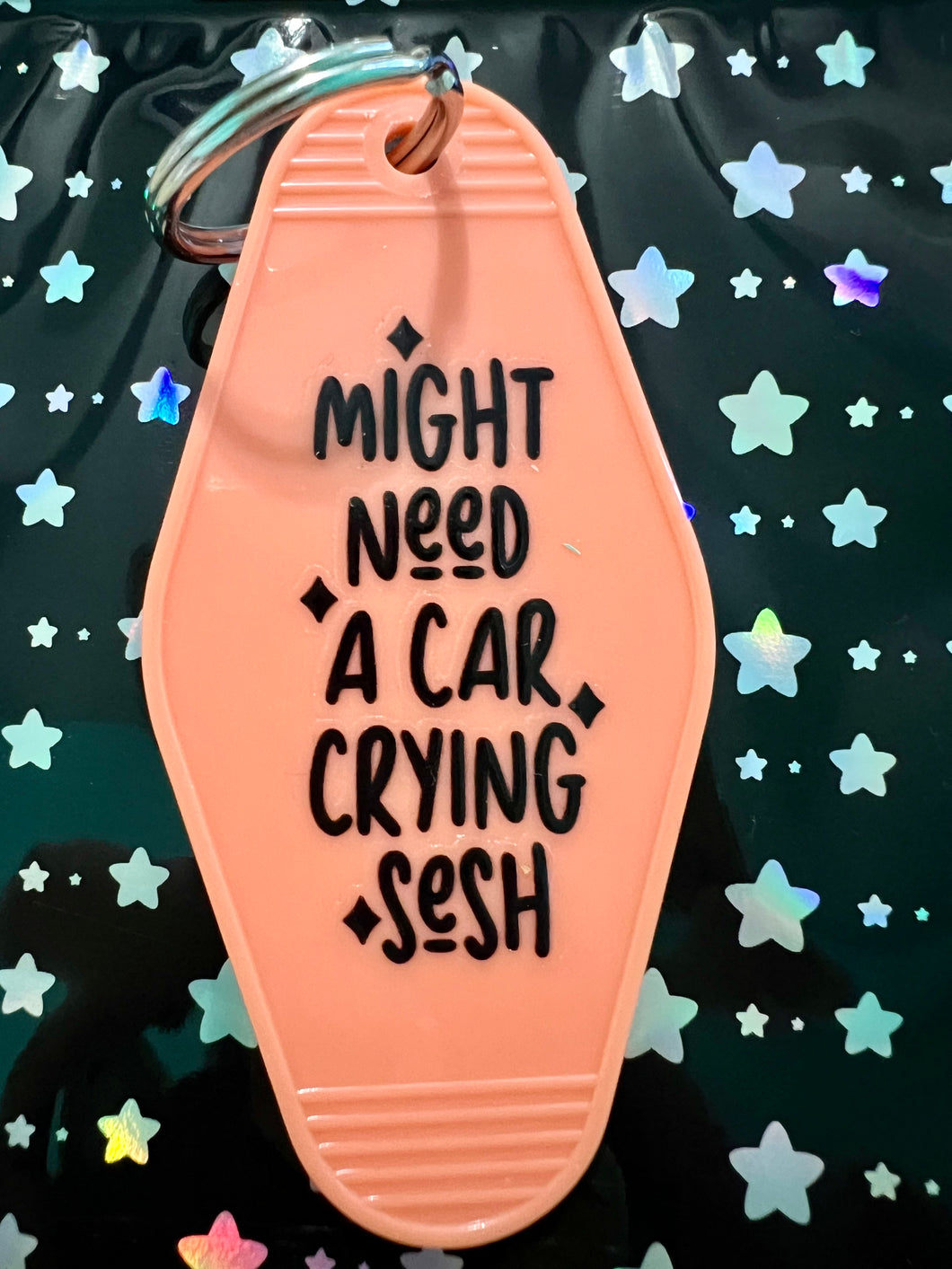 Car Crying Sesh Keychain