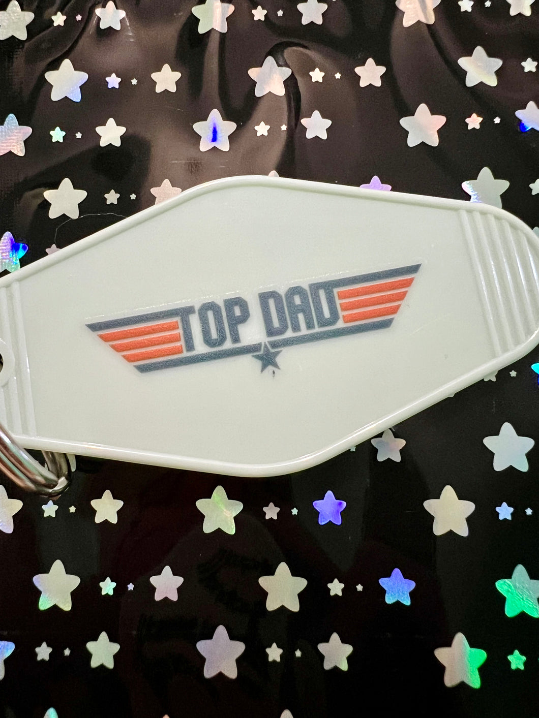 Top Dad Keychain