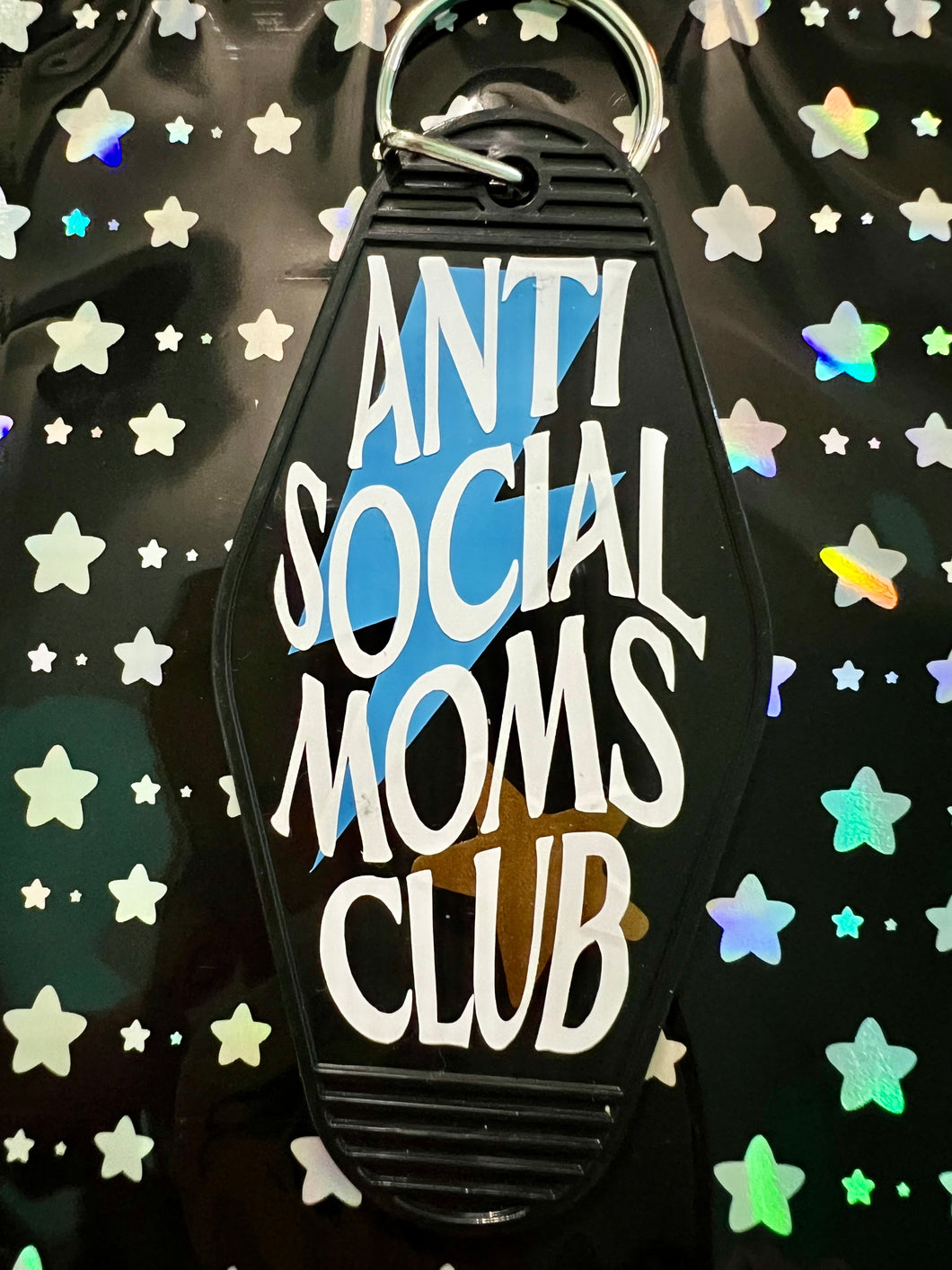 Anit-Social Moms Club Keychain