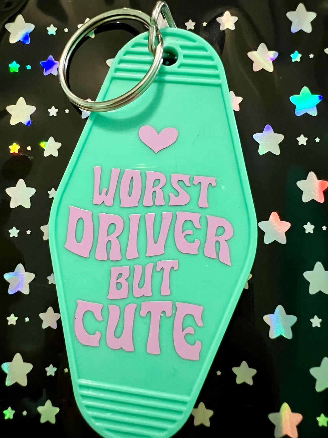 Cute Bad Driver Keychain