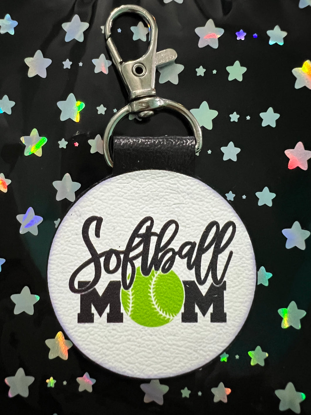 Softball & Baseball Mom Keychains