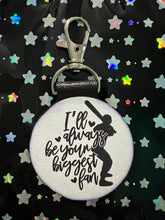 Load image into Gallery viewer, Softball &amp; Baseball Mom Keychains
