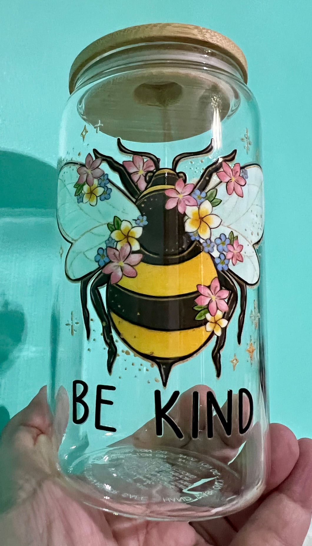 Be Kind Glass Can