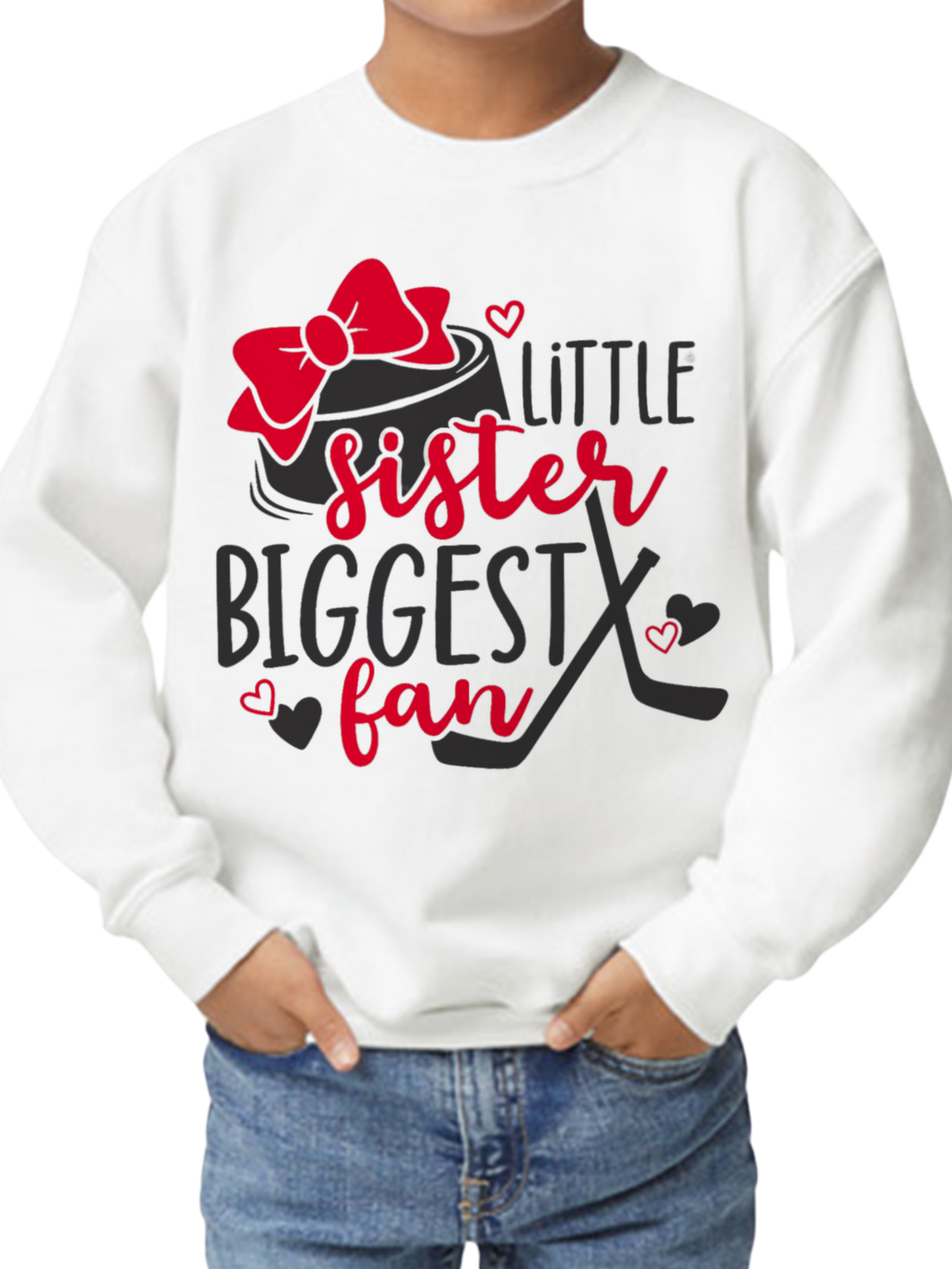 Hockey Fan Sister Crewneck