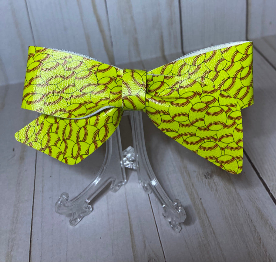 Softball Tied Bow