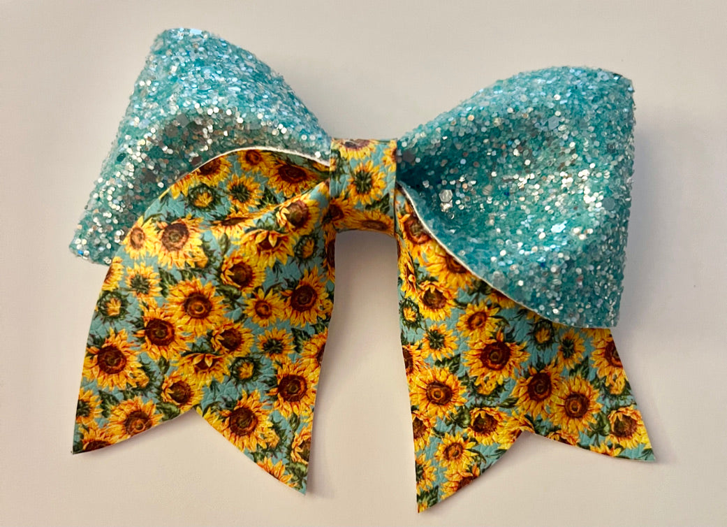 Floral Sun Cheerful Bow