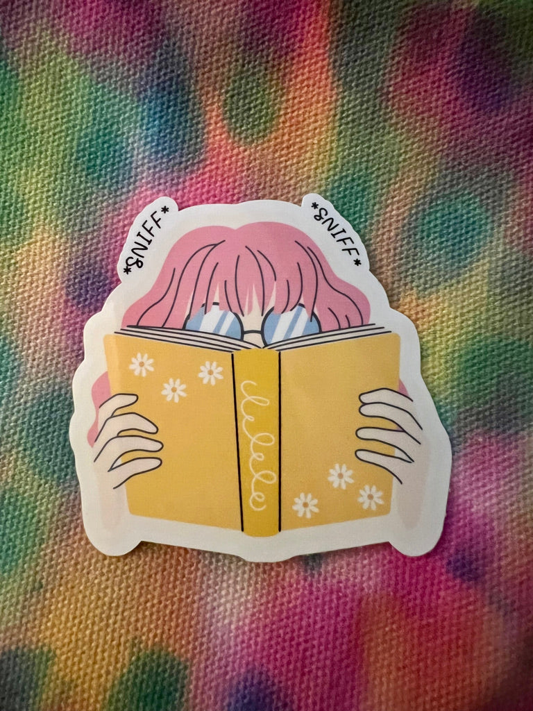 New Book Smell Sticker