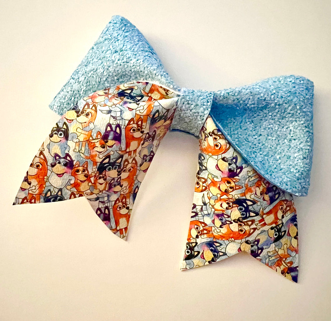 Blue-ish Cheerful Bow