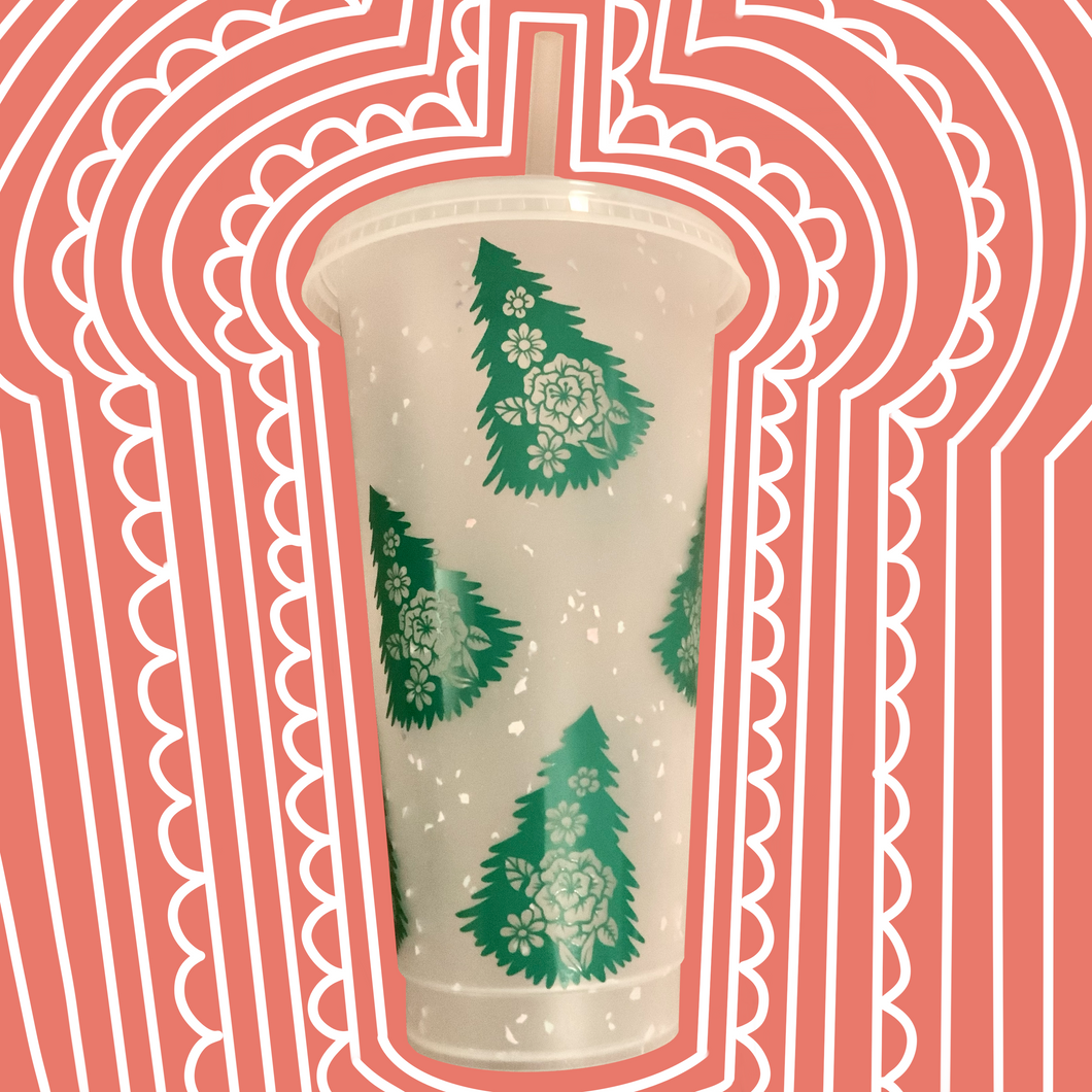 Floral Tree Cold Cup