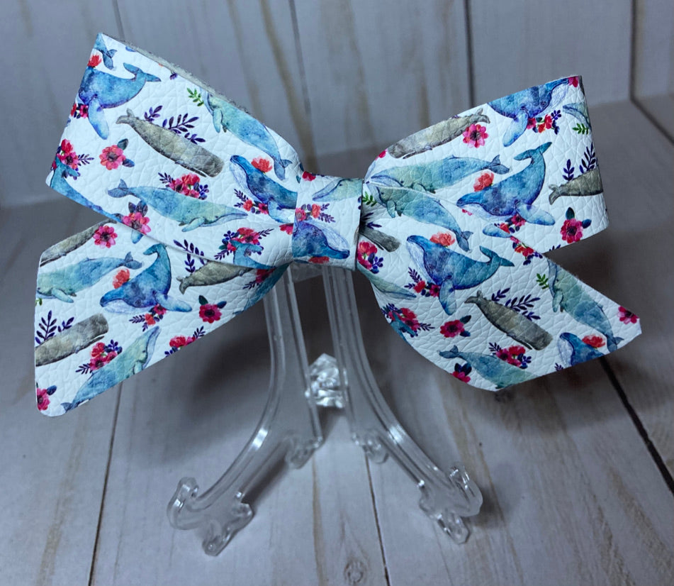 Whale-y Cute Tied Bow