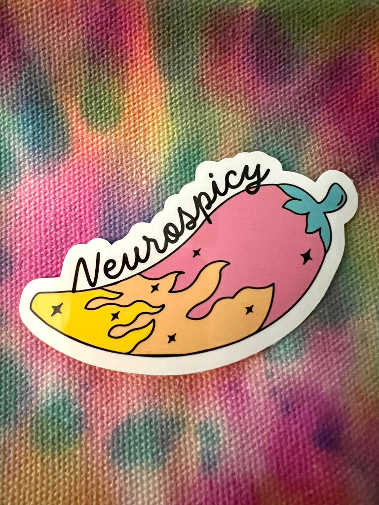 Neurospicy Sticker