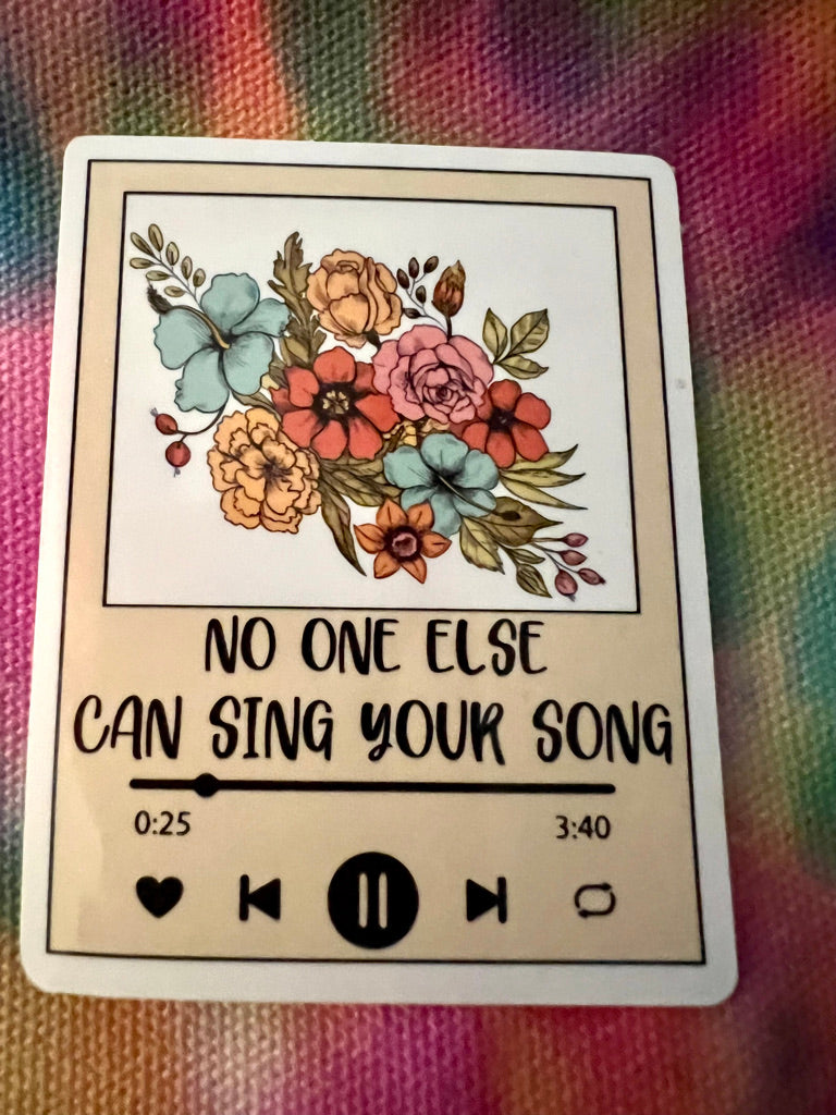 Your Song Sticker