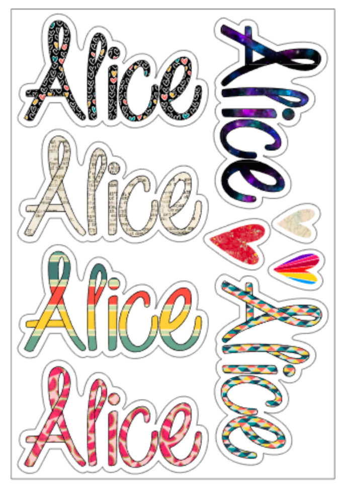 Personalized Name Decal(s)