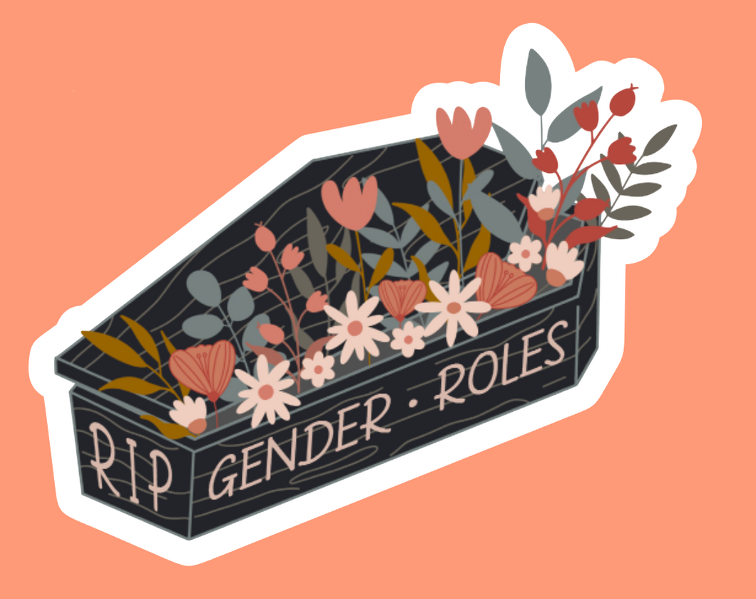 RIP Gender Roles Sticker