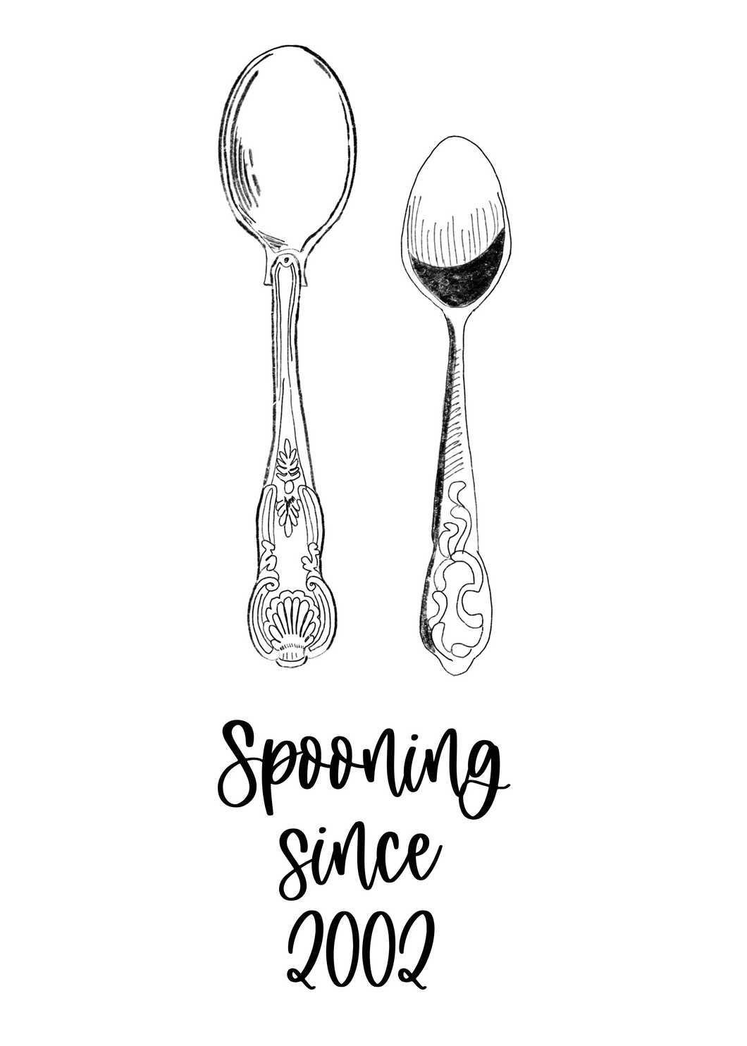 Spooning Print