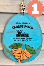 Load image into Gallery viewer, Peter Rabbit&#39;s Carrot Patch Sign
