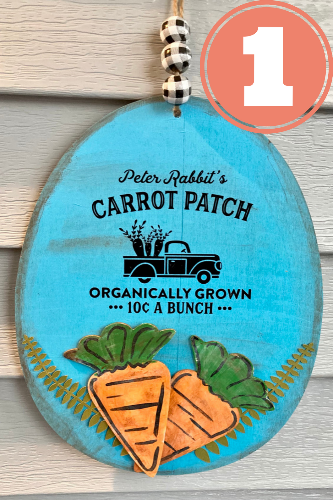 Peter Rabbit's Carrot Patch Sign