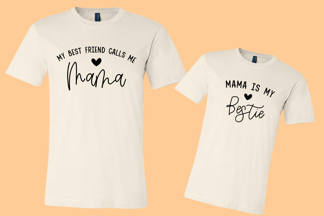 Mama Is My Bestie Youth Shirt