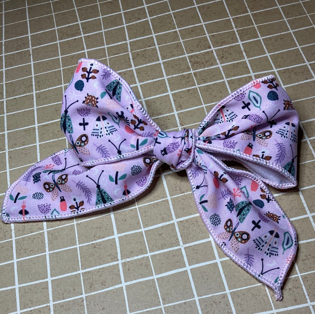 Pretty Buggy Fabric Bow